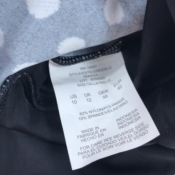 Swim Solutions Galactica Print Tiered Swim Top - Picture 9 of 9